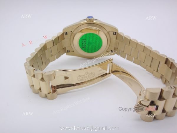 Rolex Yellow Gold President Band Day-Date Mens Copy Watch