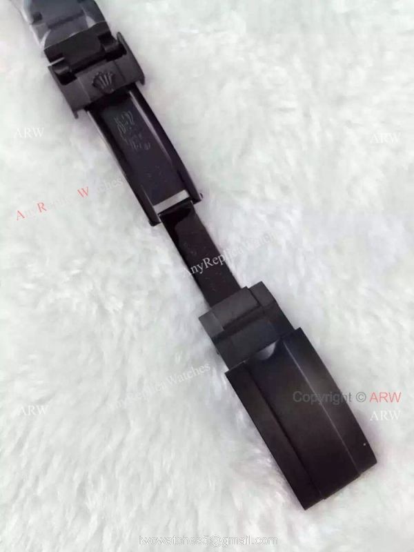 Rolex Blaken Replica Submariner Watch D-Blue Face Black Ceramic