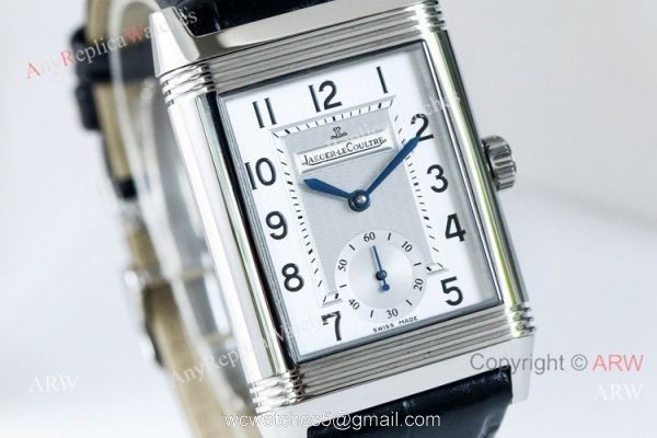 AN Factory Swiss Grade Copy Jaeger-LeCoultre Q2788520 Reverso Duoface Watch SS White Face