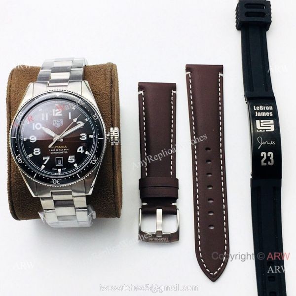 AAA Replica TAG Heuer Autavia Chocolate Dial Watch Swiss 2836