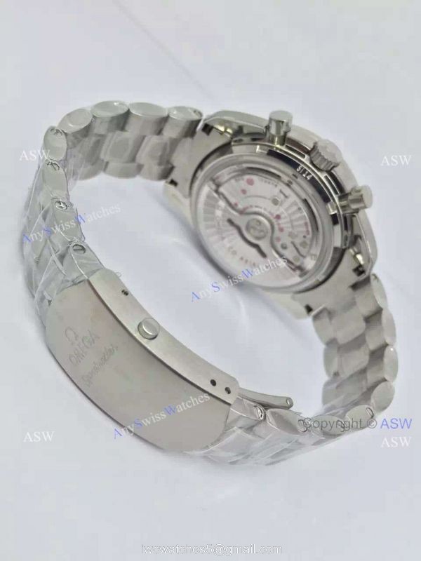 Copy Swiss Omega Speedmaster Watch SS Blue Chronograph 9300