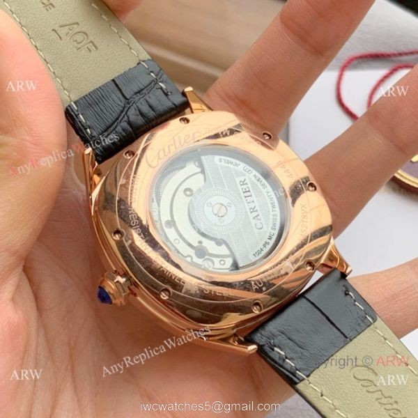 Swiss Quality Cartier Drive De Rose Gold Asia 8215 Watch