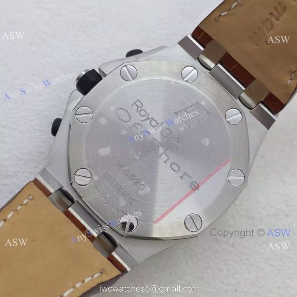 Replica Audemars Piguet Swiss Replica Chronograph watch SS White