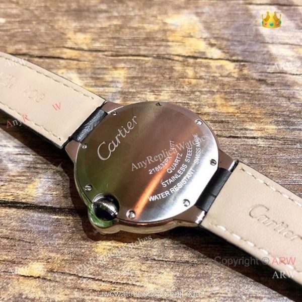 Copy Ballon Bleu de Cartier Watch Lady 36mm Diamond Bezel