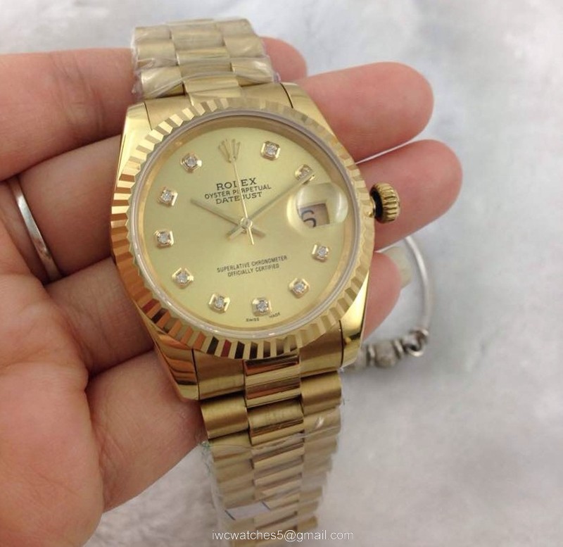 Real Swiss ETA2836 Rolex Datejust II Watch 41mm Rolex President Replica