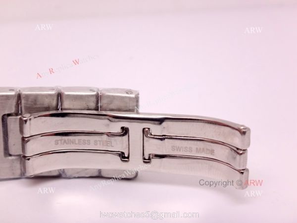 Replica 2-Tone Cartier Santos Mens Quartz Watch 29.5mm