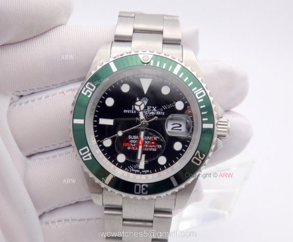 Rolex 50th Anniversary Kermit Submarimer Replica Watch 16610LV