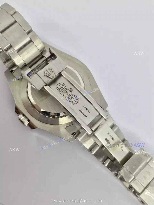 Noob Factory ETA2836 Replica Rolex Explorer II 42mm Watch SS Black Dial