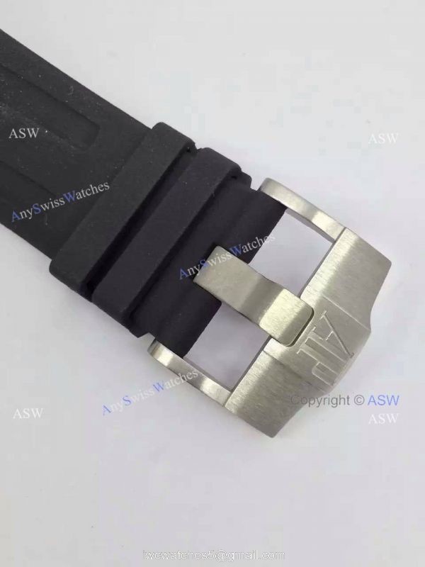 Swiss Audemars Piguet Replica Watch SS White Black Rubber Watch