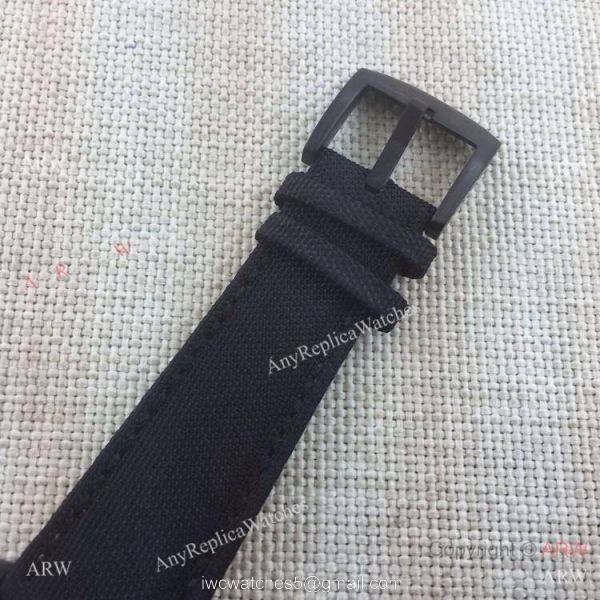 Fake Breitling Super Avenger II Black Leather Strap Chronograph Watch