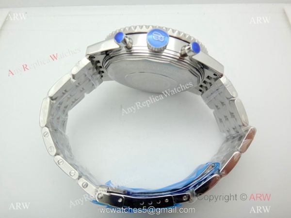 Replica Breitling Navitimer Watch White Moonphase Dial Stainless Steel Watch