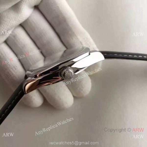 Swiss Rolex Cellini Danaos SS White Dial Replica Watch AAA Grade