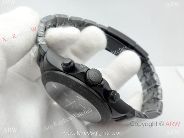 Newest Replica Rolex Daytona Automatic Watch w/ All Black Case