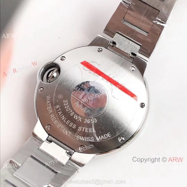 AAA Fake Cartier Ballon Bleu Quartz Watch White Roman Dial