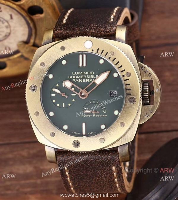 Panerai New Copy Luminor Submersible Power Reserve Bronzo watch