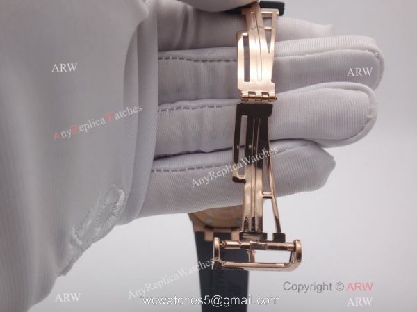 Audemars Piguet Royal Oak Offshore Replica Watch Rose Gold Red 8 Dial