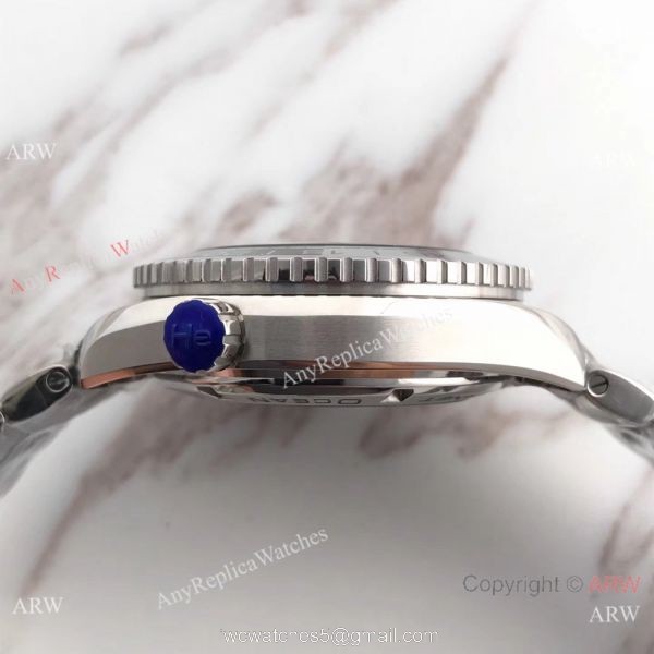 New Version Of Omega Seamaster GMT Swiss 8605 Replica Watch Dark Blue Ceramic
