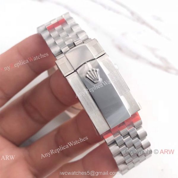 (EW) Swiss ETA3235 Rolex Datejust II SS White Face Replica Watch DJII 41mm