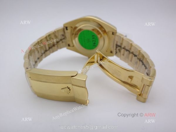 Rolex Sky Dweller Replica Wristwatch Yellow Gold Arabic Markers 40mm