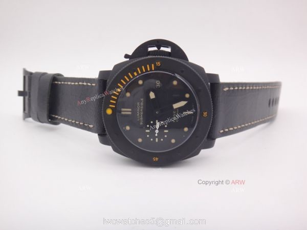 Panerai Luminor Submersible Ceramica PAM508 Replica Watch Brown Markers