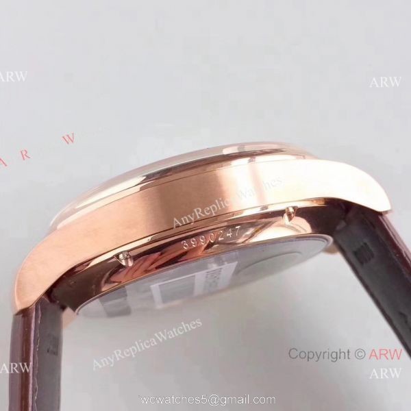 New SWISS Copy IWC Annual Calendar Automatic Watch Rose Gold