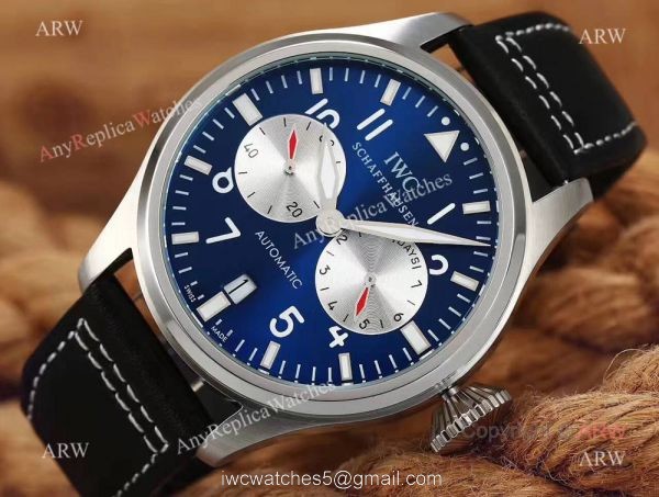 NEW IWC Schaffhausen Portugieser Men Watch SS Brown Leather 44mm