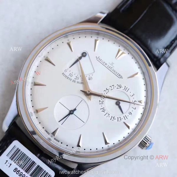 Replica Jaeger-LeCoultre Master Ultra Thin Watch Ss Case White Face