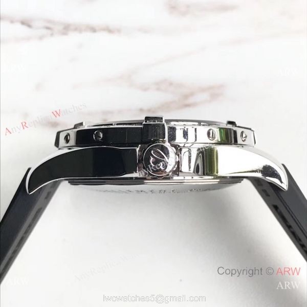 Swiss Replica Breitling Colt Automatic 500m Chronometre SS Black Face Watch