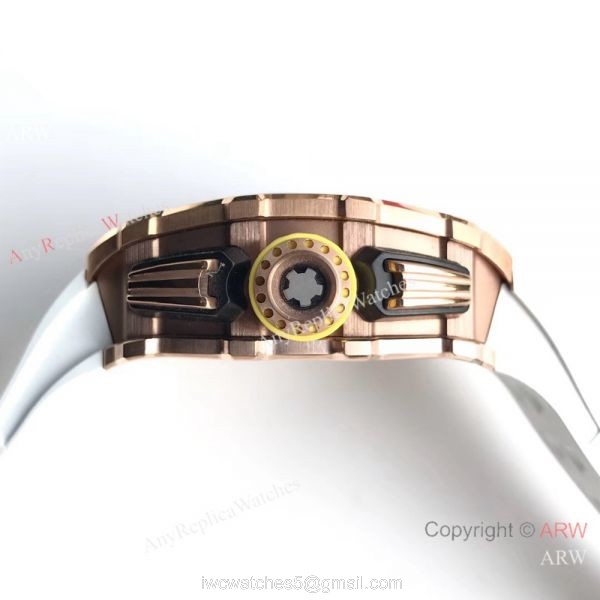 KV Factory Swiss Grade Richard Mille Flyback RM 11-03 Replica Watch Rose Gold Skeleton