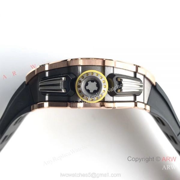 KV Factory Swiss Richard Mille RM 11-03 Flyback 7750 Watch Skeleton Dial Black Rubber