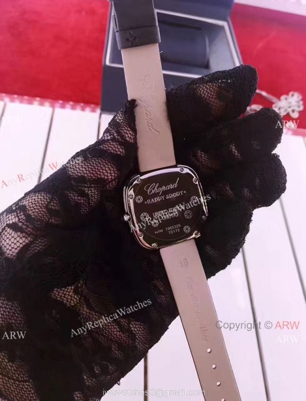 Swiss Quartz Happy Dreams Chopard Lady Watch Pink Leather Rose Gold