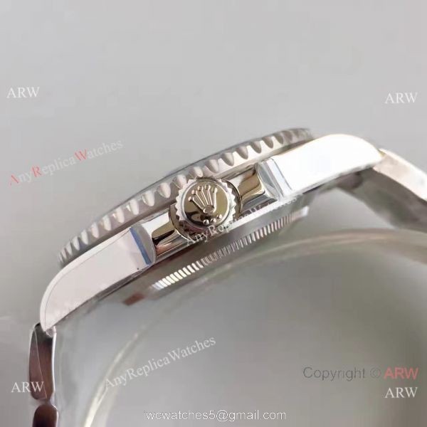 Swiss ETA3135 Rolex Submariner NO DATE Black Dial Watch Noob Factory Watches