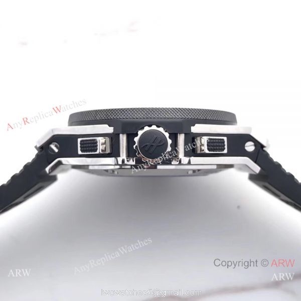 Swiss Grade Replica Hublot Big Bang 4100 Chrono watch SS Black Bezel