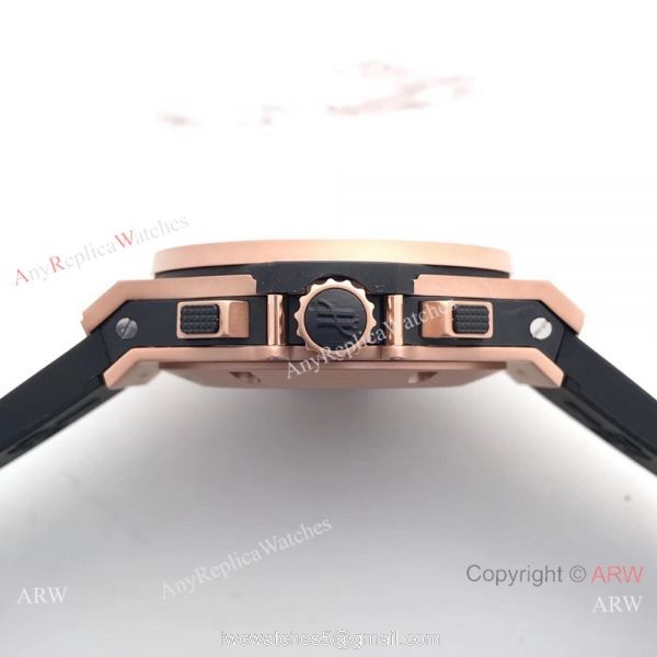 Hublot Big Bang Rose Gold Pink Dial Replica Watch 4100 Swiss Grade