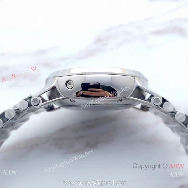 Swiss Mont blanc Knock off Timewalker Stainless Steel Black Watch Red 50 on Dial