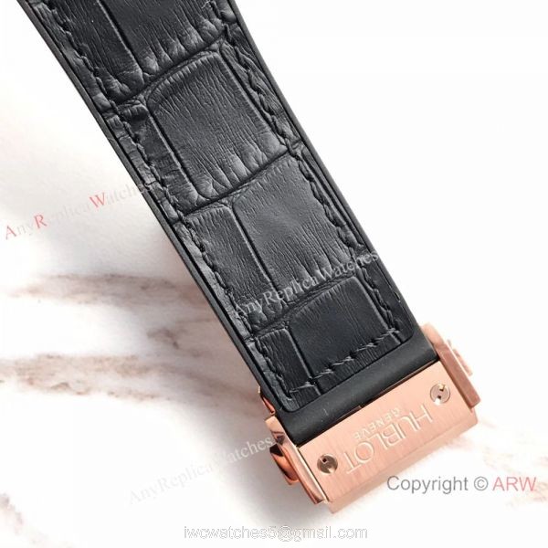 Swiss Grade 7750 Replica Hublot Big Bang Rose Gold 44mm Watch