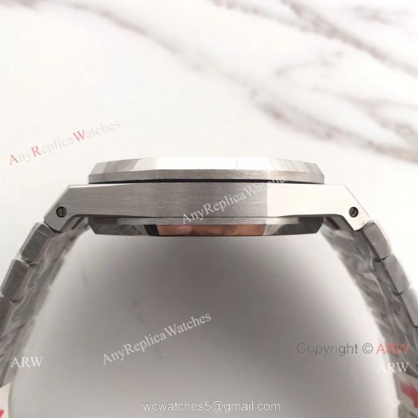 JH Audemars Piguet Extra Thin Royal Oak Watch Stainless Steel Diamond Bezel