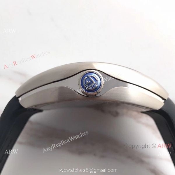 Swiss 1:1 Replica Franck Muller V45 Titanium Black Gummy Strap Watch 45mm
