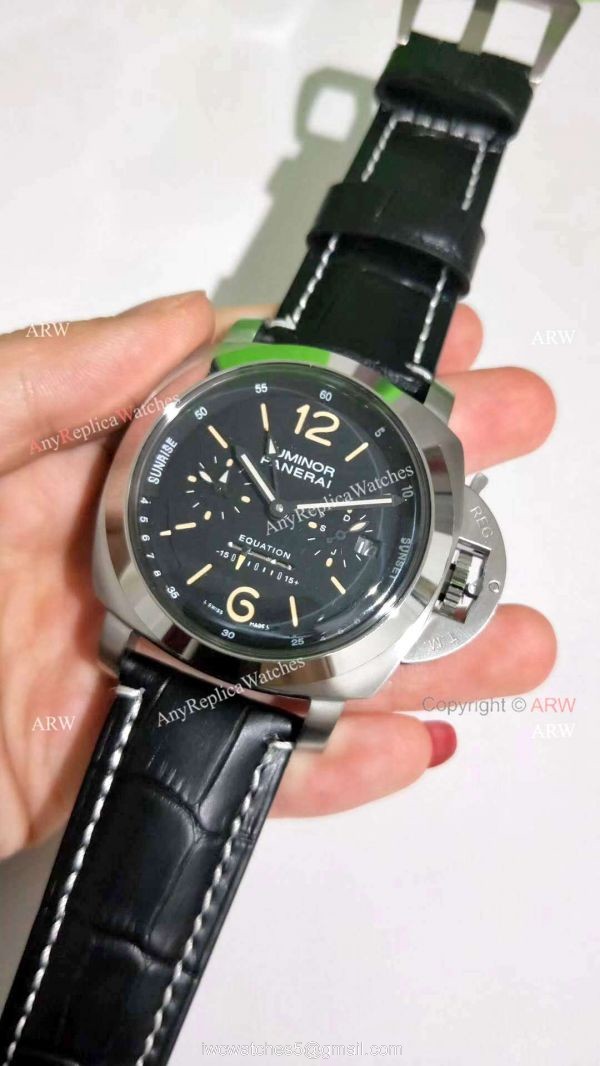 Copy AM365 Panerai Luminor Equation SS Orange Number Watch