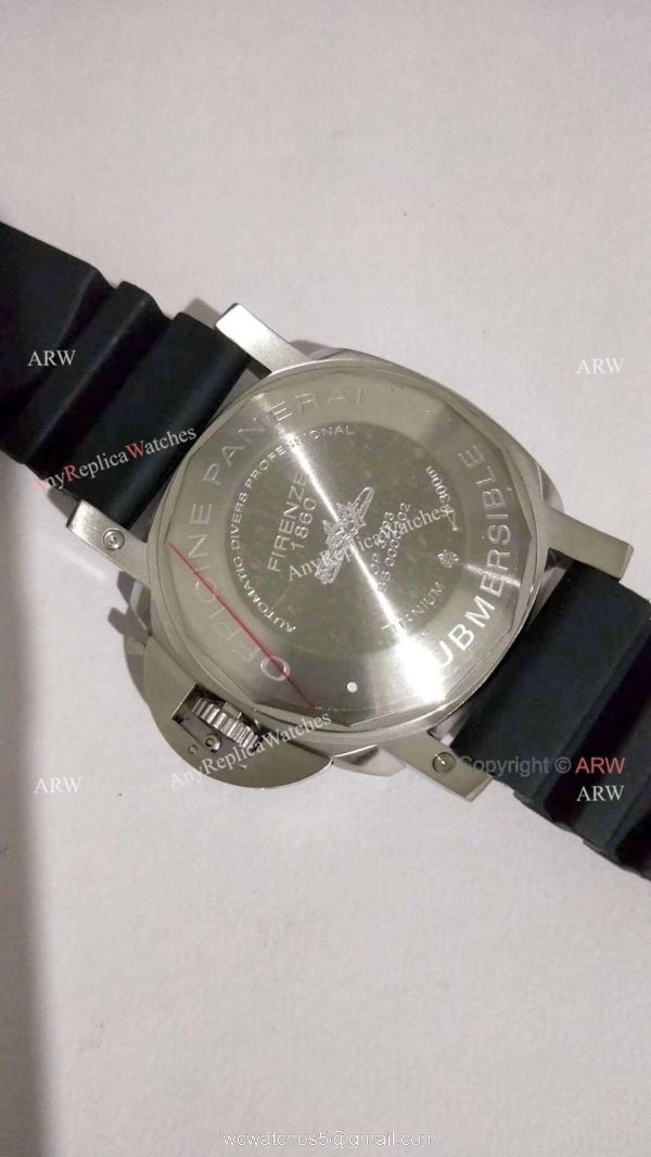 Copy Panerai Luminor Submersible Black Bezel Watch PAM1389