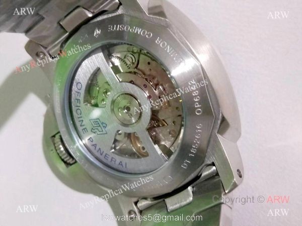 Replica Luminor GMT PAM 320 Panerai Bracelet Stainless Steel Watch