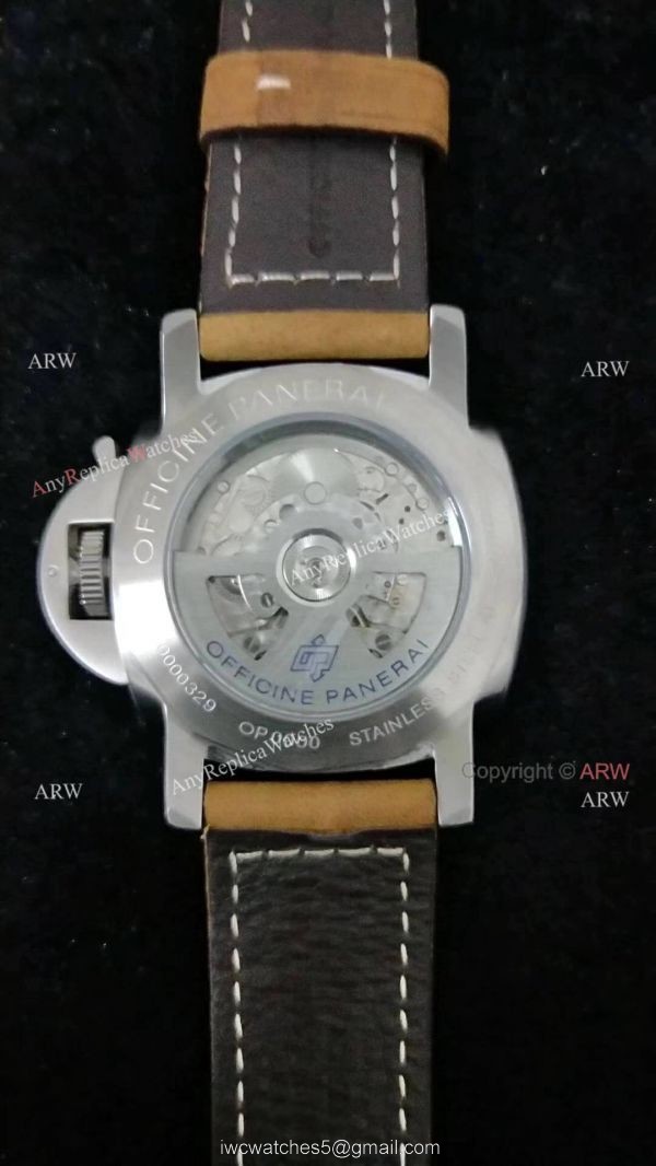 AAA Replica Luminor Panerai 10-Days GMT PAM 533 Watch Brown Leather Band