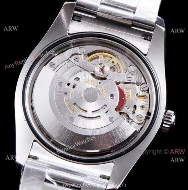 AR Factory Swiss ETA3135 Copy Rolex Datejust 904L Steel White Face Watch