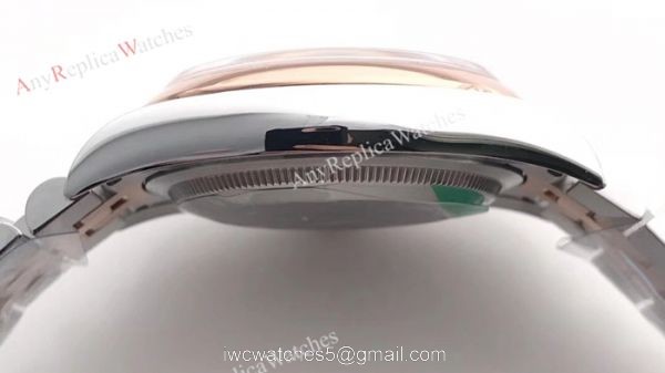 Super Clone 3135 Rolex Datejust Two Tone Rose Gold Jubilee Watch 36mm