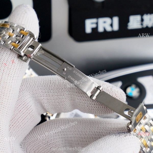AAA Replica Omega Lady De Ville Watches 2-Tone Sapphire Crystal