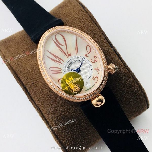 Breguet Reine De Naples Ladies Swiss 1:1 Rose Gold Replica Watch