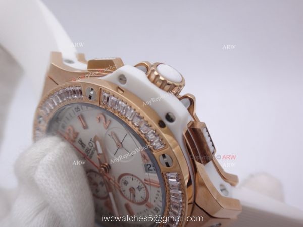 Hublot Geneve Big Bang Replica Watches w Diamond Bezel 41mm For Sale
