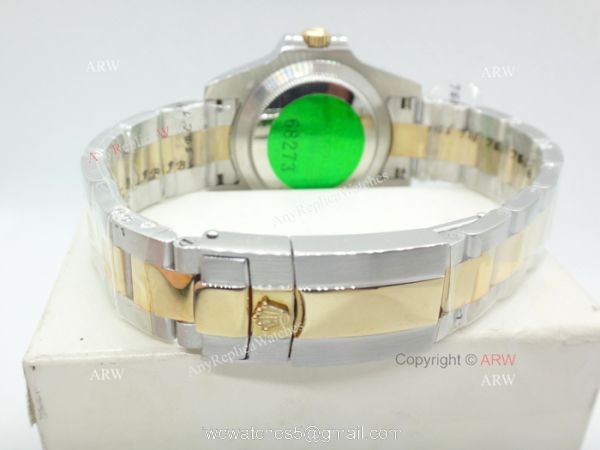 High Quality Rolex GMT Master Two Tone Case Black Dial Ladys Watch
