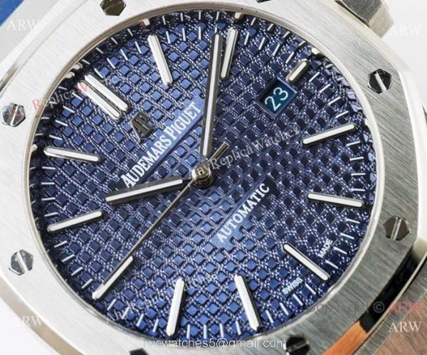 Copy Audemars Piguet Royal Oak 41mm Watches Blue Dial Deployment Clasp