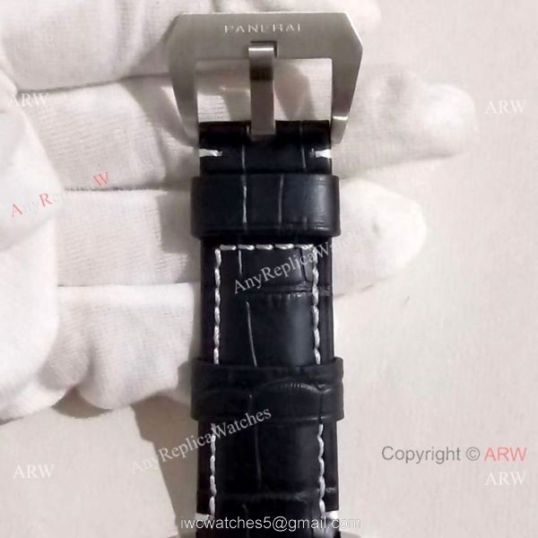 Best Fake Panerai Luminor Marina SS Black Dial Watch PAM104